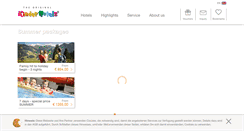 Desktop Screenshot of kinderhotels.com
